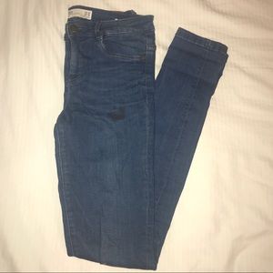 Zara low rise jeans